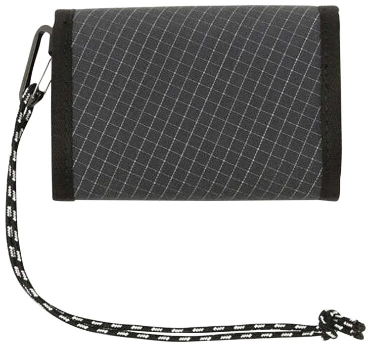 And Wander Reflective Rip Wallet Charcoal