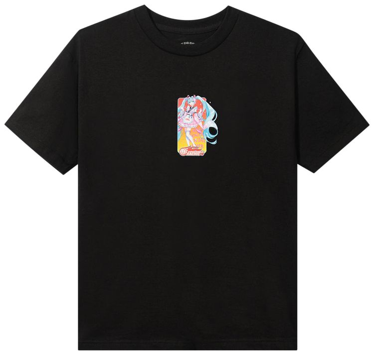 Anti Social Social Club x Good Smile Racing Hatsune Miku Tee Black