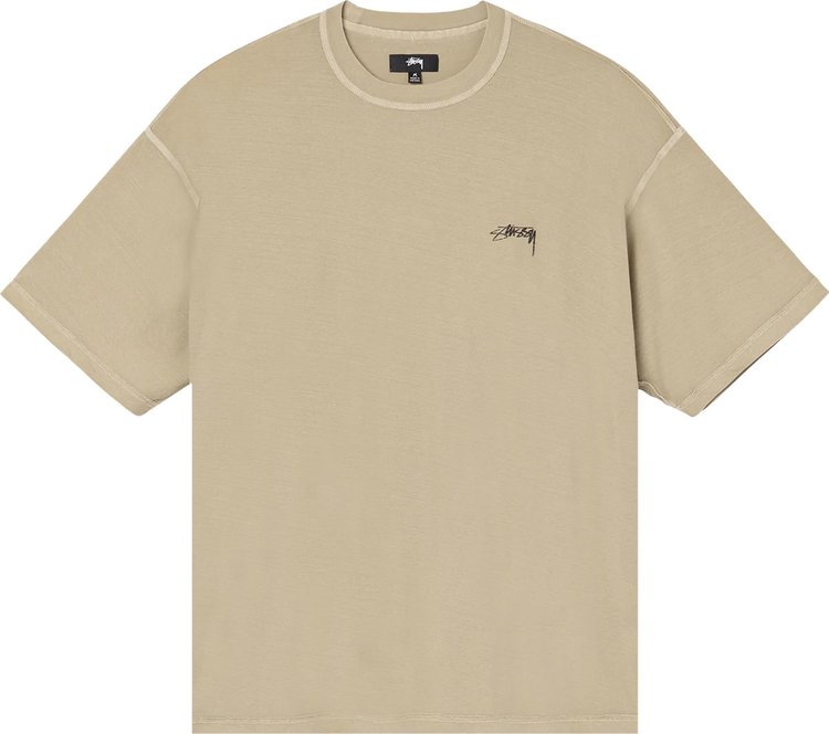 Stussy Pigment Dyed Inside Out Crew 'Olive'
