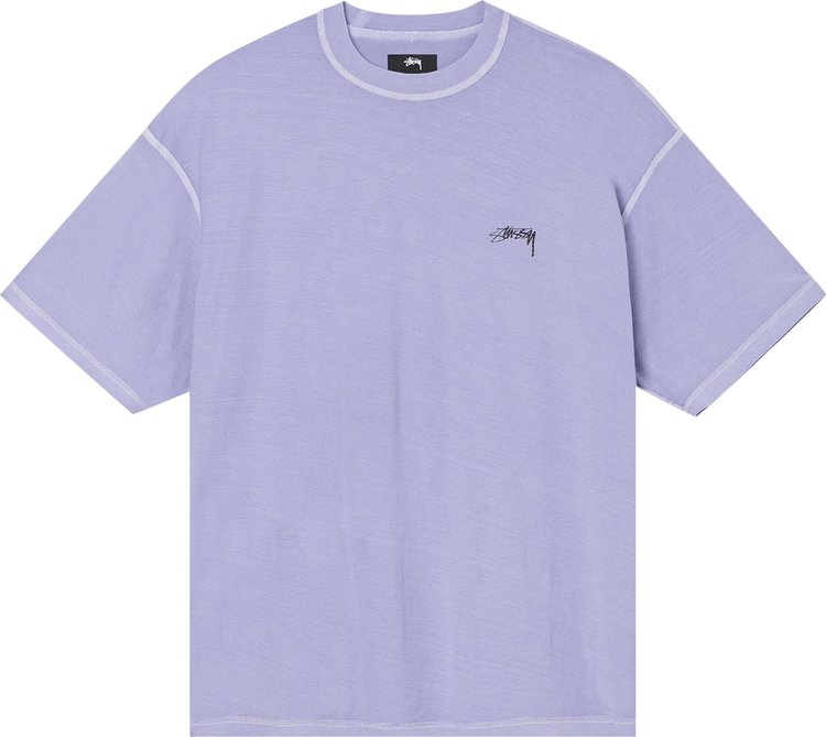 Stussy Pigment Dyed Inside Out Crew 'Lavender'