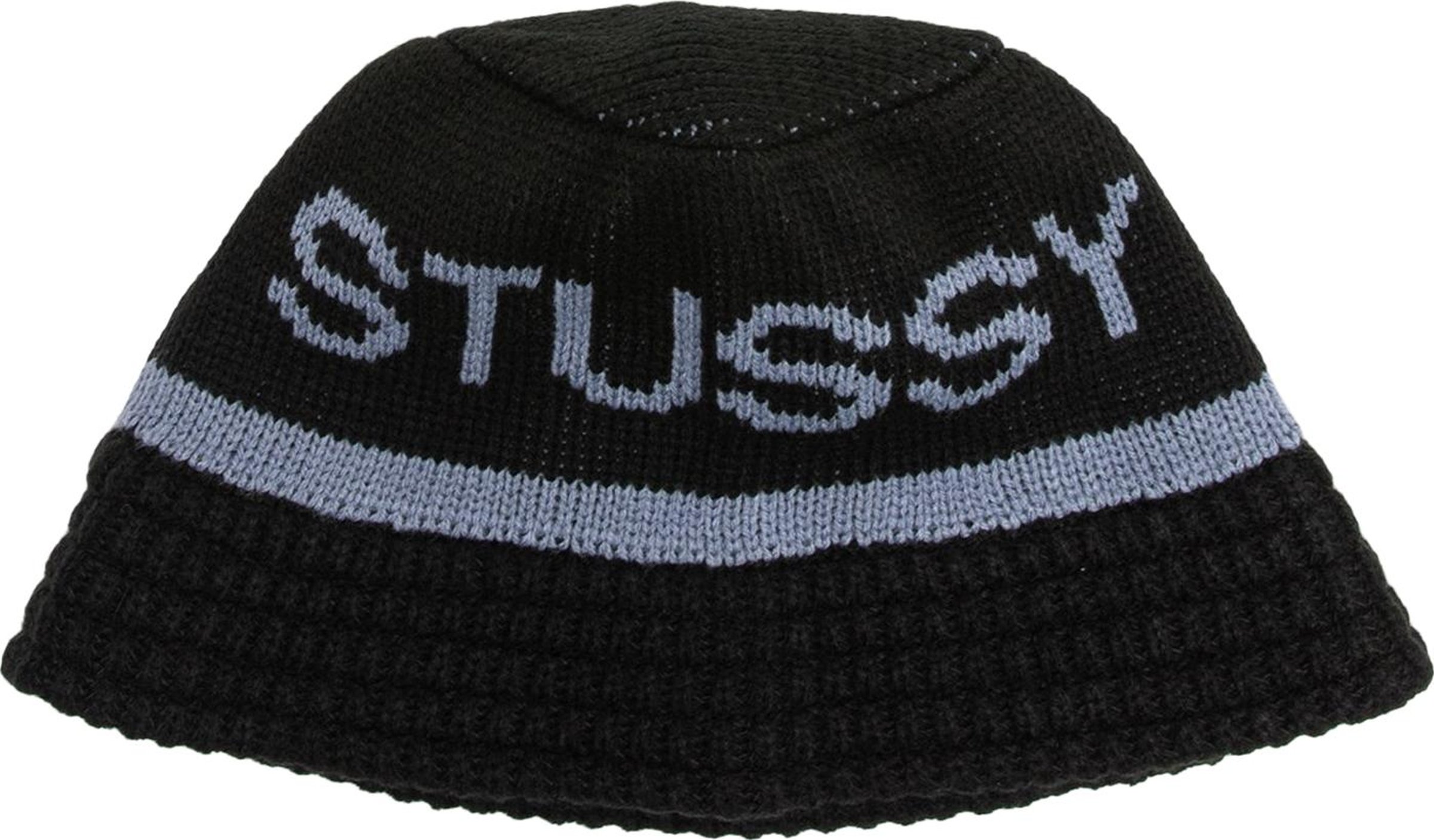 Buy Stussy Jacquard Knit Bucket Hat 'Black' - 1321095 BLAC | GOAT