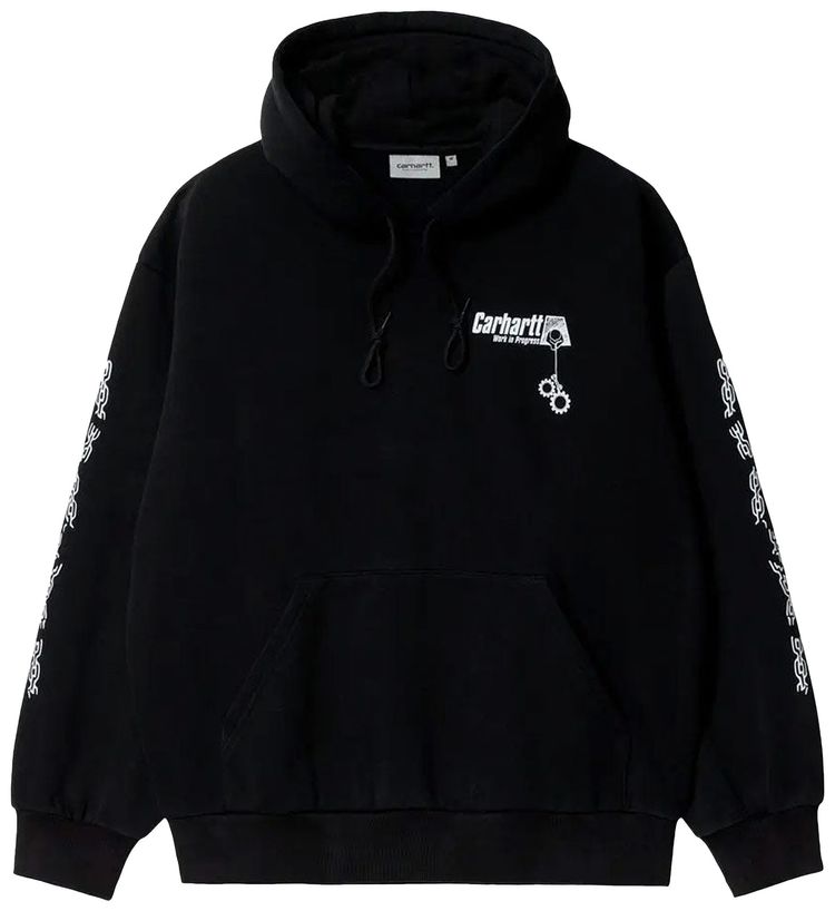 Carhartt WIP Hooded Scramble Sweatshirt Black