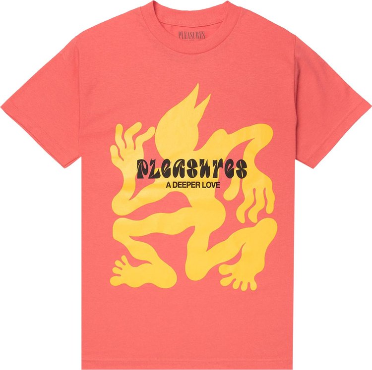Pleasures BMPS T-Shirt 'Coral'