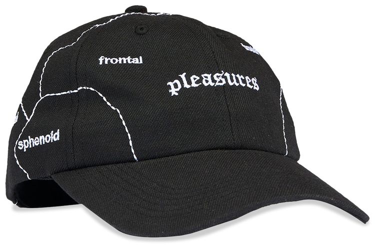 Pleasures Think 6 Panel Hat Black