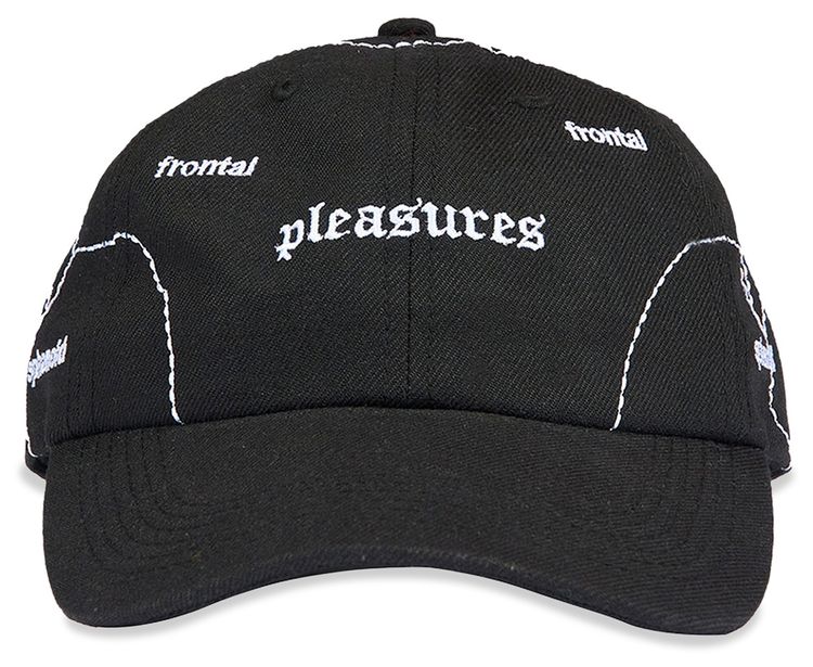 Pleasures Think 6 Panel Hat Black