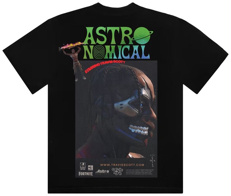 Cactus Jack by Travis Scott Sicko Event II T Shirt Black