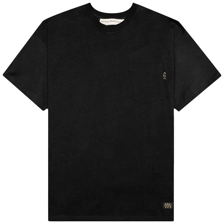 Advisory Board Crystals Short Sleeve Pocket Tee Anthracite