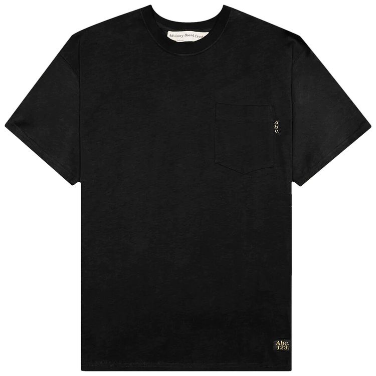 Advisory Board Crystals Short Sleeve Pocket Tee Anthracite