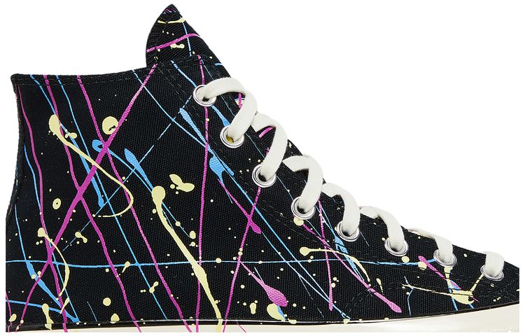 Converse Chuck 70 High Paint Splatter   Black
