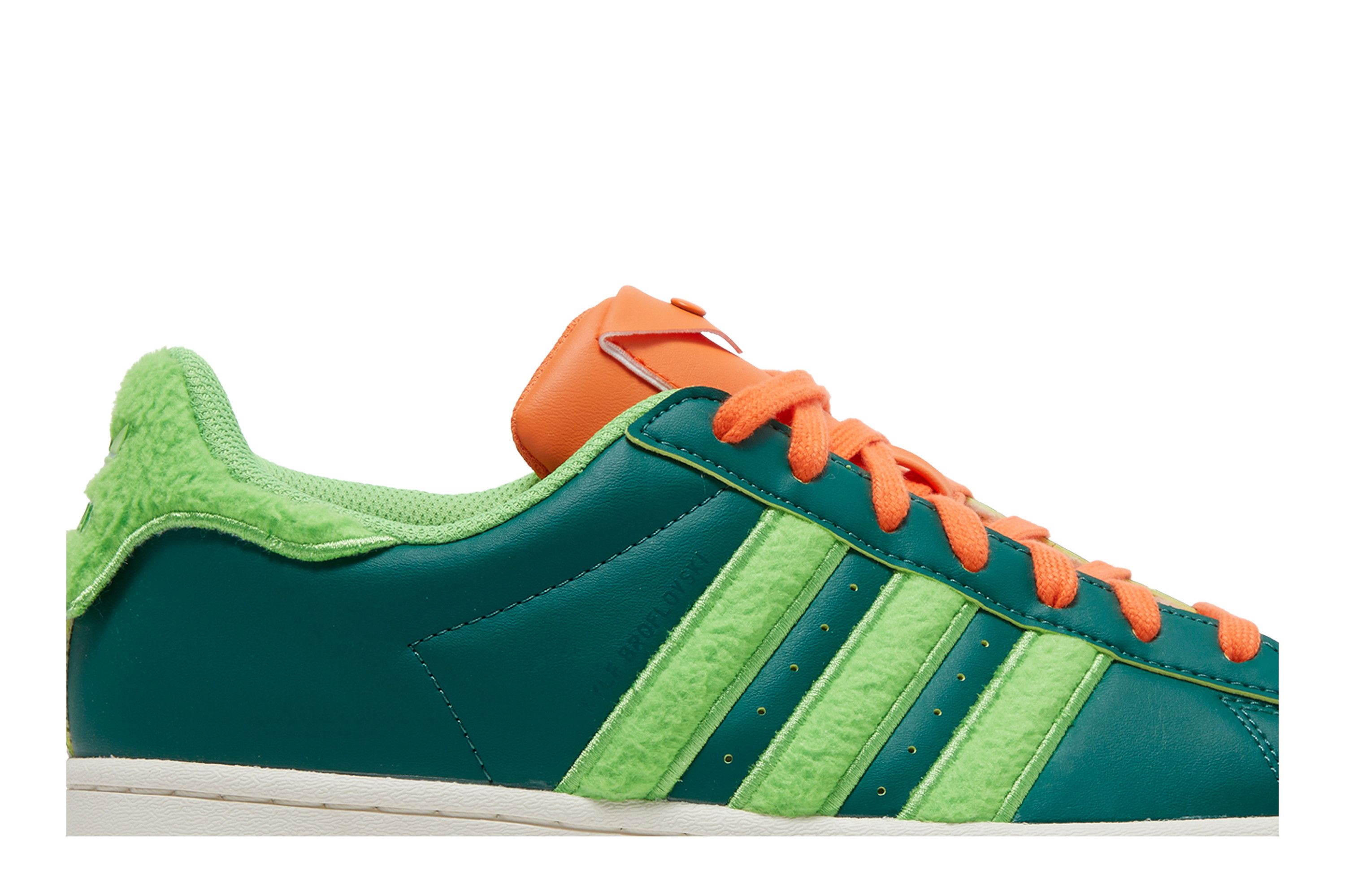 Adidas superstar green orange shop