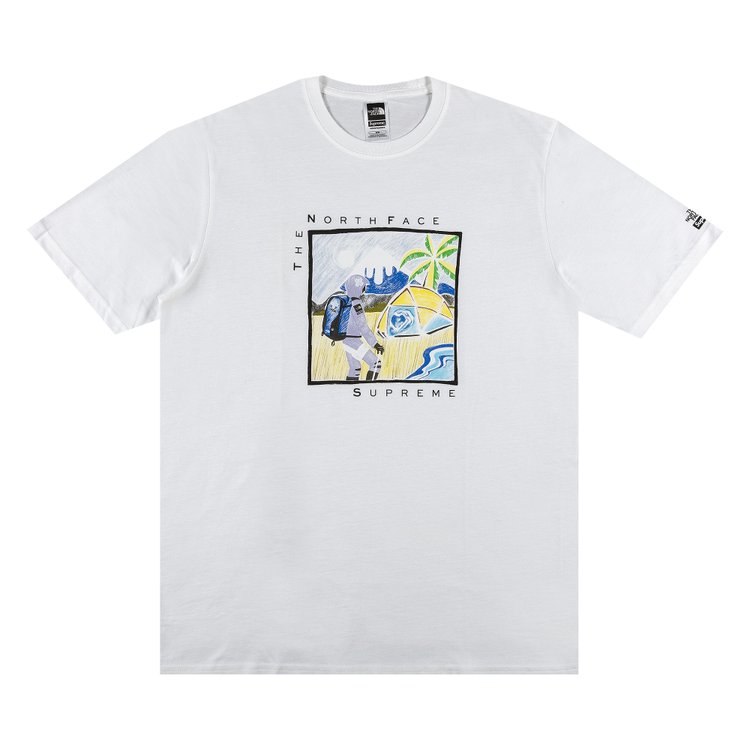 Supreme x The North Face Sketch Short-Sleeve Top 'White'