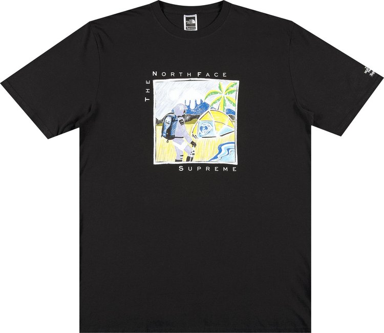 Supreme x The North Face Sketch Short-Sleeve Top 'Black'