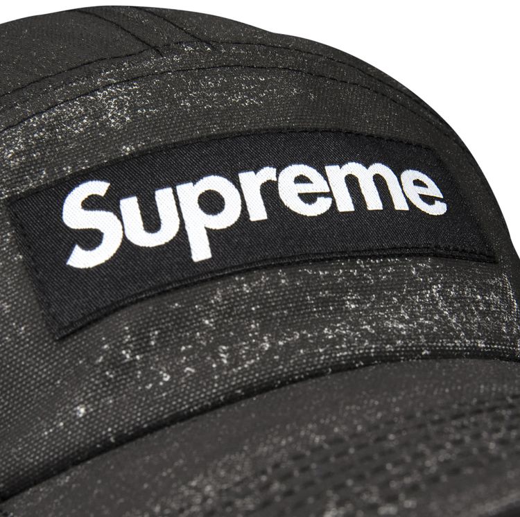Supreme Coated Cordura Camp Cap Black