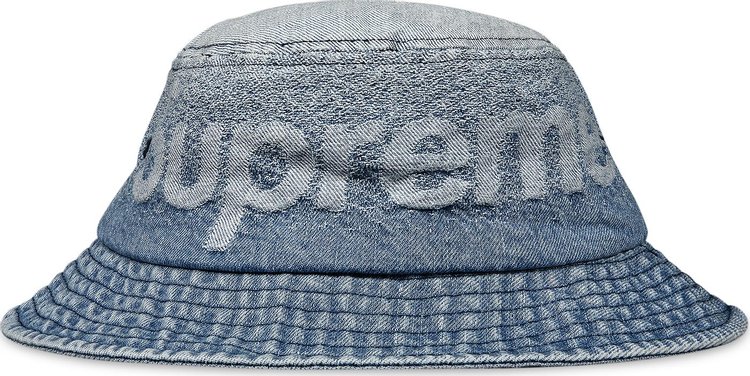 Supreme jacquard denim crusher hat Size - Depop