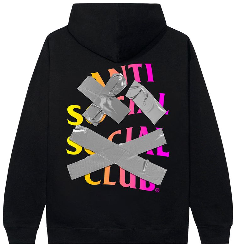 Anti Social Social Club Cancelled Again Hoodie Black