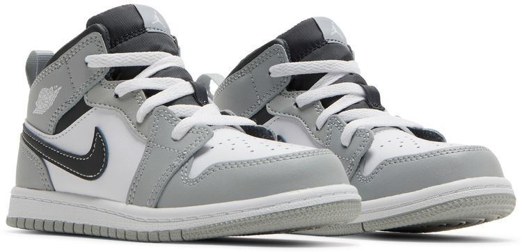 Air Jordan 1 Mid TD Light Smoke Grey