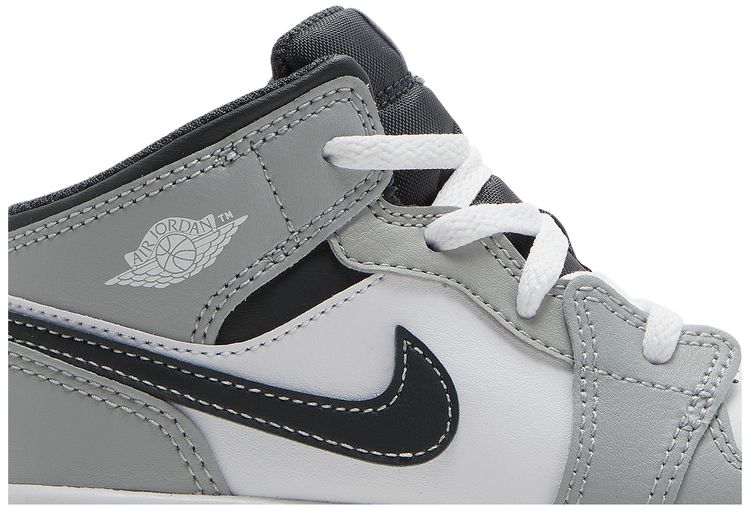Air Jordan 1 Mid TD Light Smoke Grey