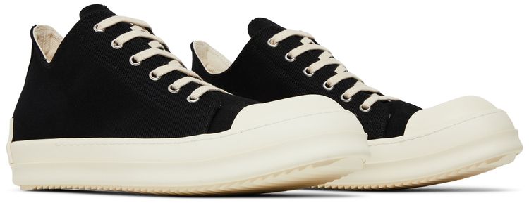 Rick Owens DRKSHDW Fogachine Cotton Denim Low Black Milk