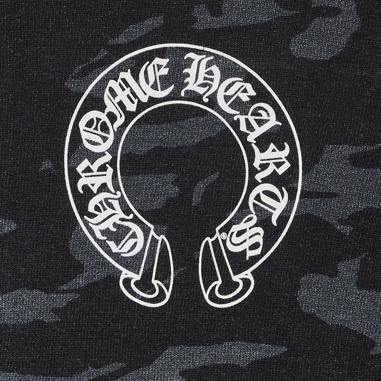 Chrome Hearts Cross Camo Zip Hoodie Black Camo