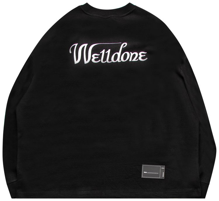 We11done Horror Collage Top Black