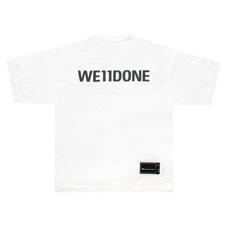 We11done New Movie Collage T Shirt White
