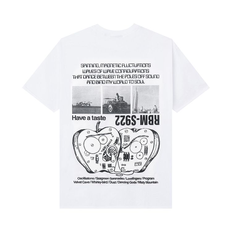 Real Bad Man Real Bad Apples Short Sleeve Tee White