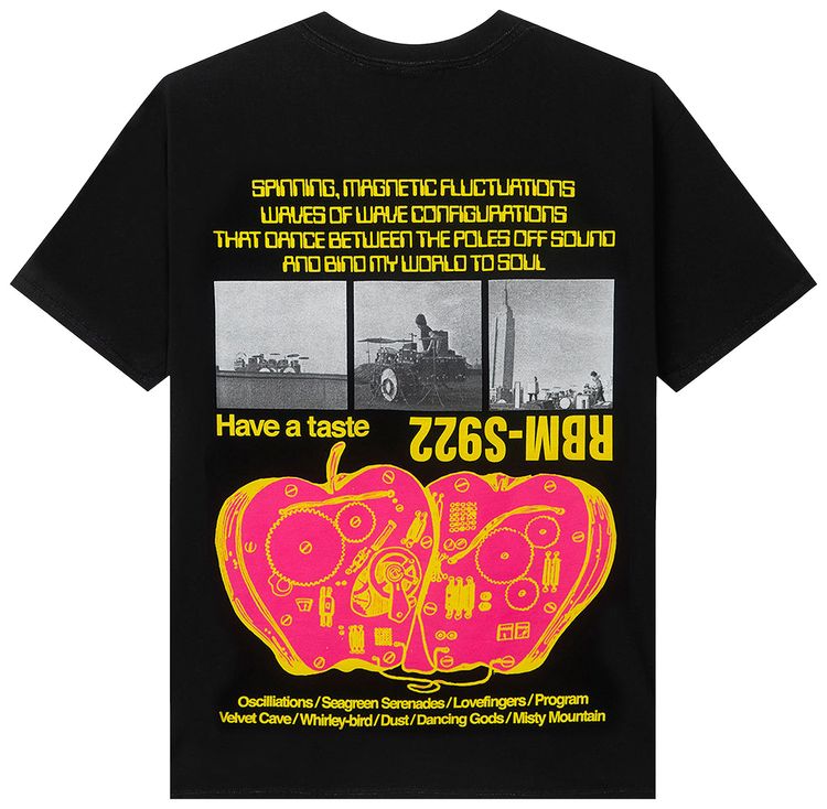 Real Bad Man Real Bad Apples Short Sleeve Black