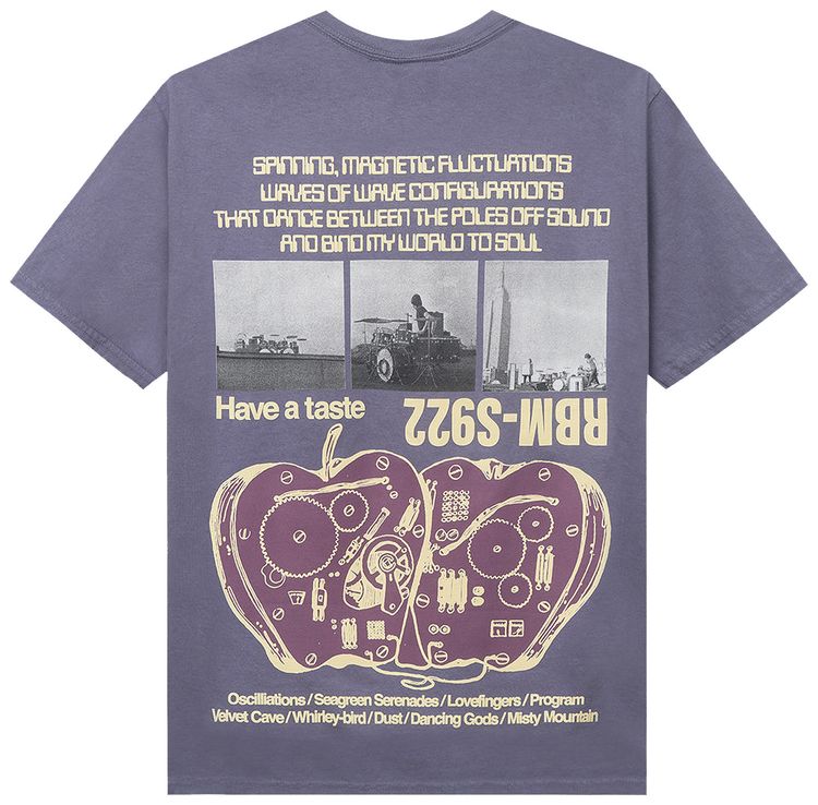 Real Bad Man Real Bad Apples Short Sleeve Tee Disco Purple