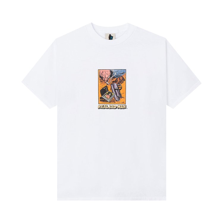 Real Bad Man Get Your ASS 2 Mars Short-Sleeve Tee 'White'