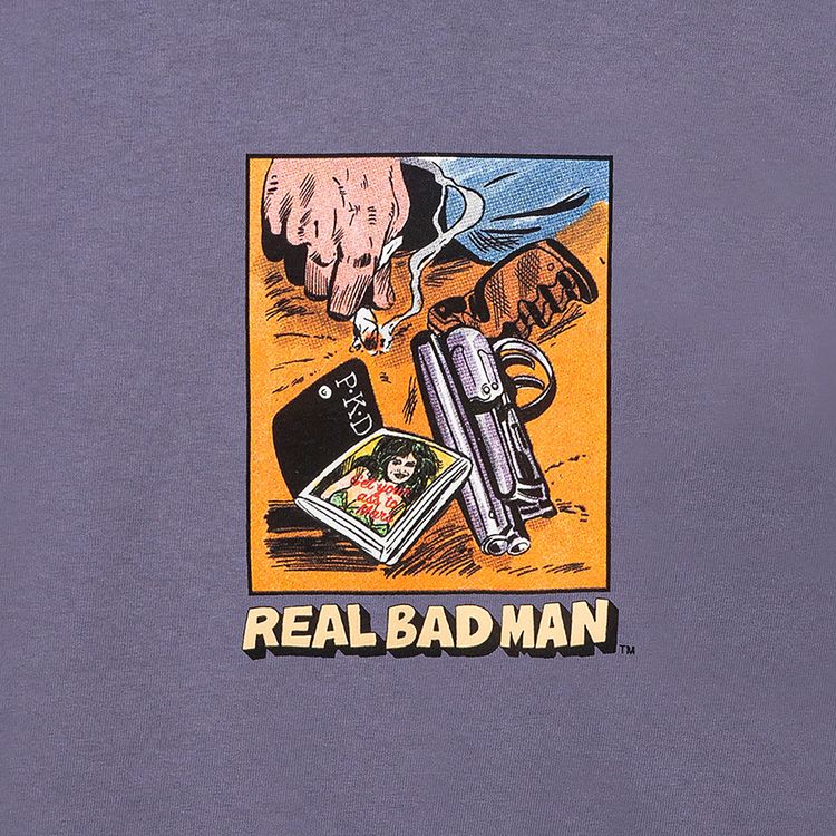 Real Bad Man Get Your ASS 2 Mars Short Sleeve Tee Disco Purple