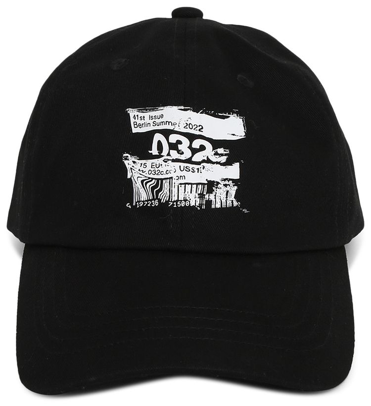 032C Barcode Cap Black