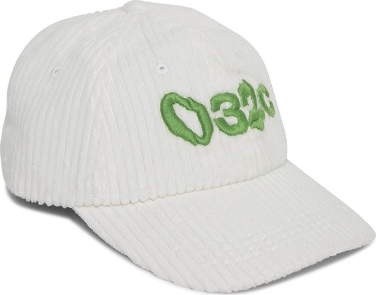 032C Glitch Logo Cap Natural White