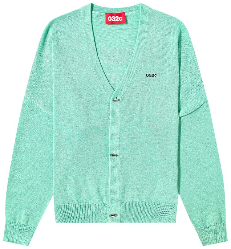 032C St Marks Cardigan Off Green