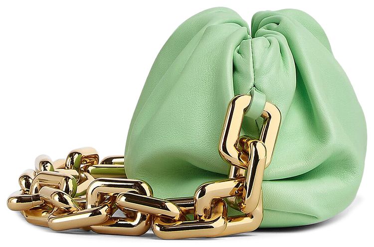 Bottega Veneta Teen Chain Pouch Wasabi