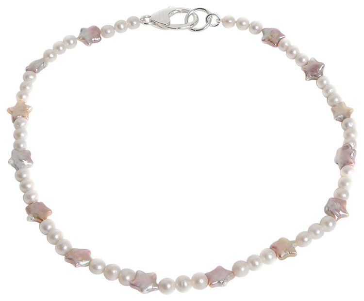 Hatton Labs Star Pearl Chain Solid Sterling Silver