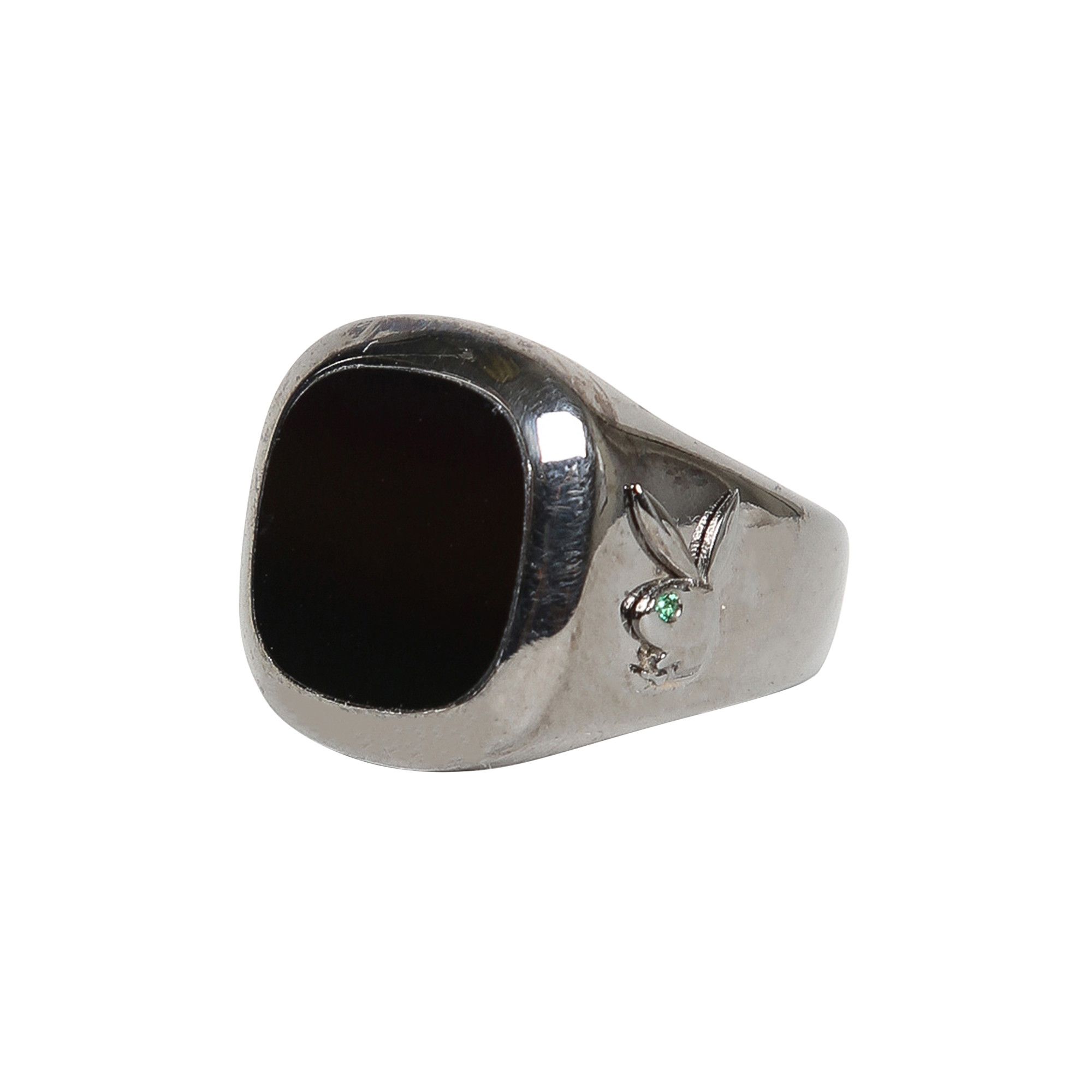 Buy Hatton Labs x Playboy Membership Ring 'Silver/Black' - HL PB2