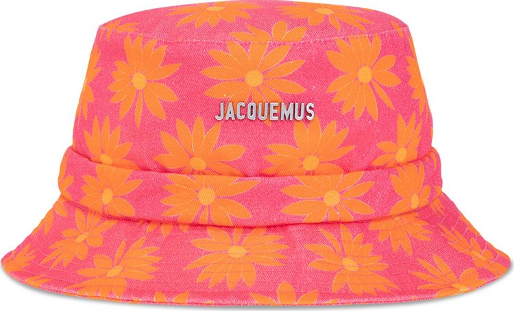 Jacquemus Le Bob Gadjo 'Print Orange/Pink Flowers'