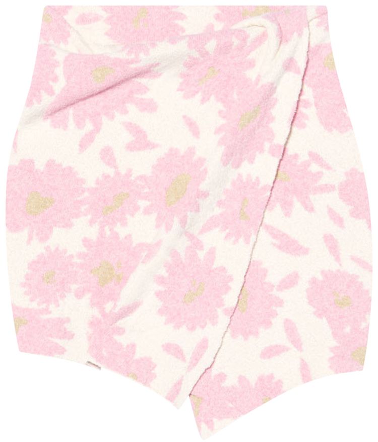 Jacquemus La Jupe Bagnu Jacquard Pink Flowers