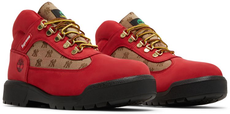 Supreme x New York Yankees x Field Boot Red