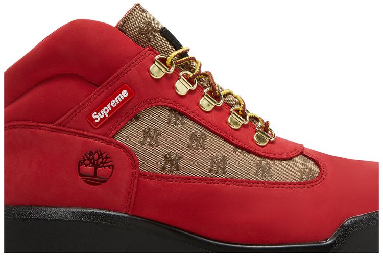 Supreme x New York Yankees x Field Boot Red