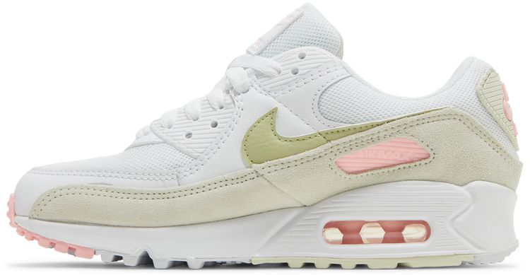 Nike Wmns Air Max 90 White Light Olive Pink