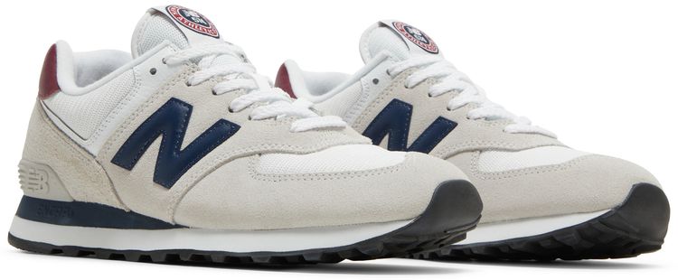 New Balance 574 White Natural Indigo