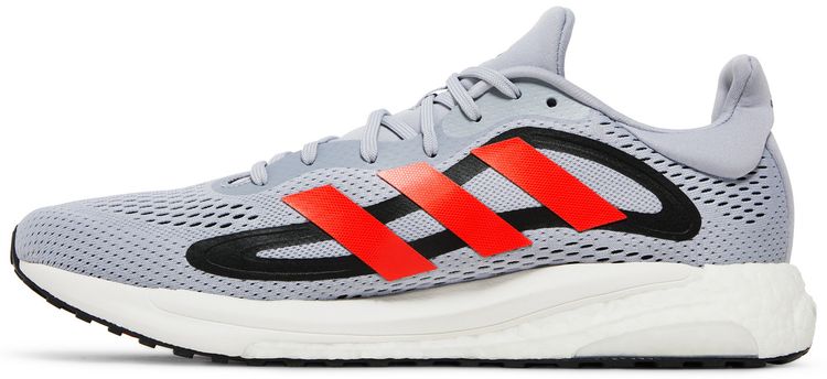 Adidas SolarGlide 4 Halo Silver Solar Red