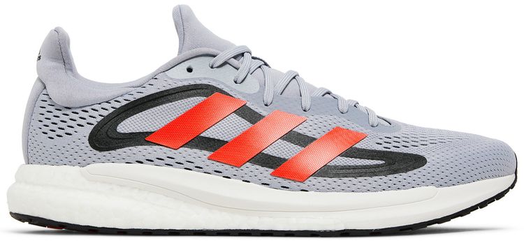 Adidas SolarGlide 4 Halo Silver Solar Red