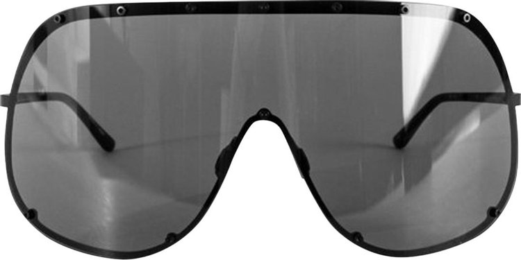 Rick Owens Shield Sunglasses 'Black'