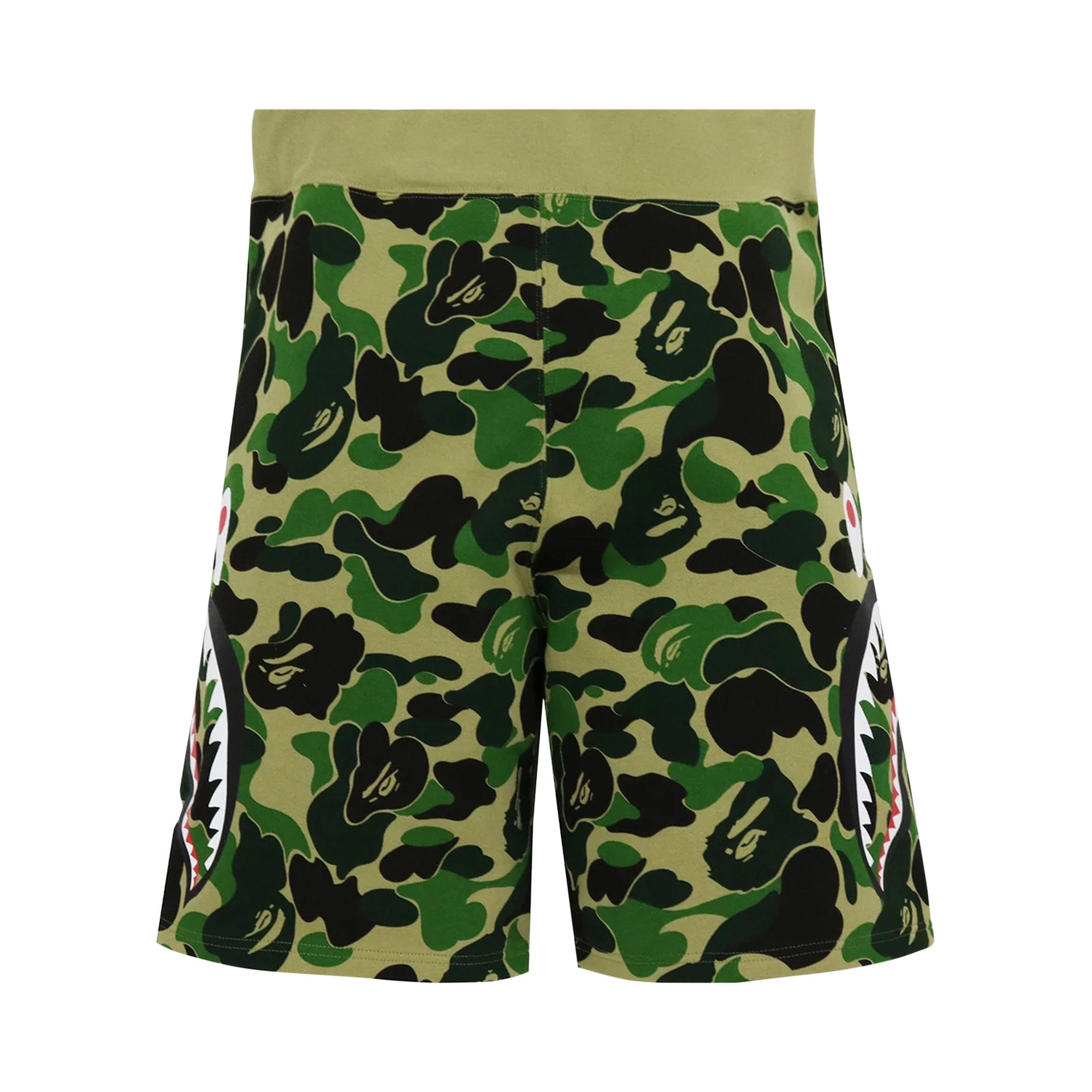 Green camo bape shorts hotsell