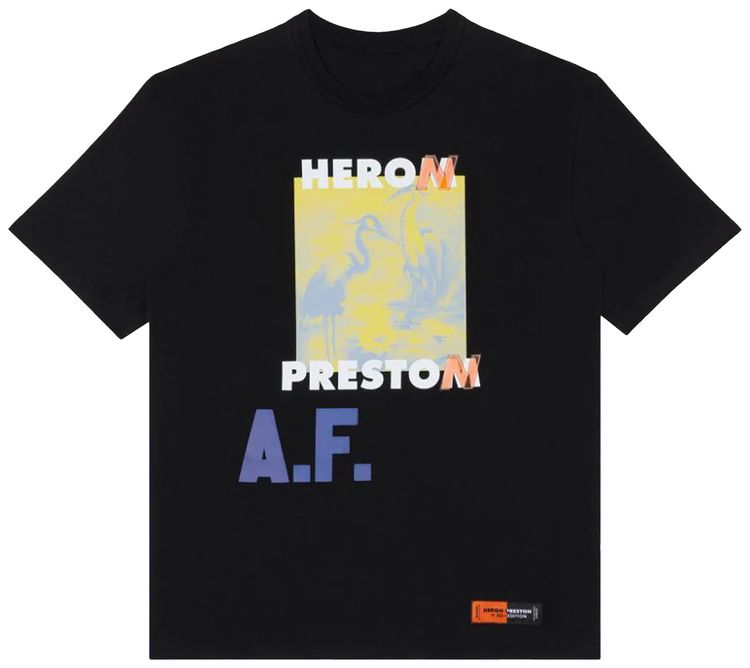 Heron Preston AF Authorized Tee BlackLemon