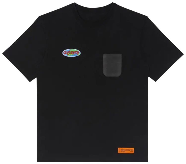 Heron Preston Heron Tee BlackYellow