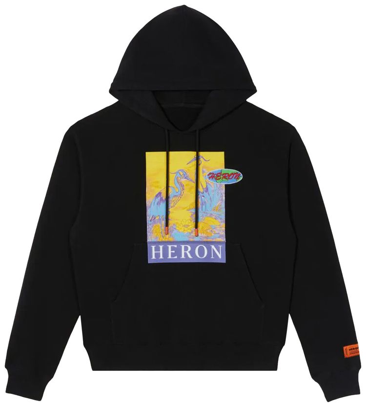 Heron Preston Heron Hoodie BlackYellow