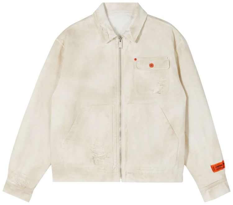 Heron Preston Code 8000 Jacket GreyWhite